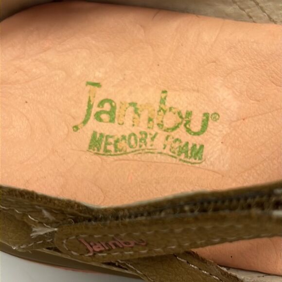 Jambu Women’s Closed Toe Terrain Sandals 8M Taupe Brown Pink Hook & Loop Straps - Picture 3 of 16